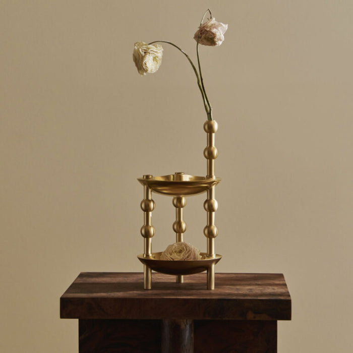 STOFF Nagel Bowl, Brushed Brass - Batten Home