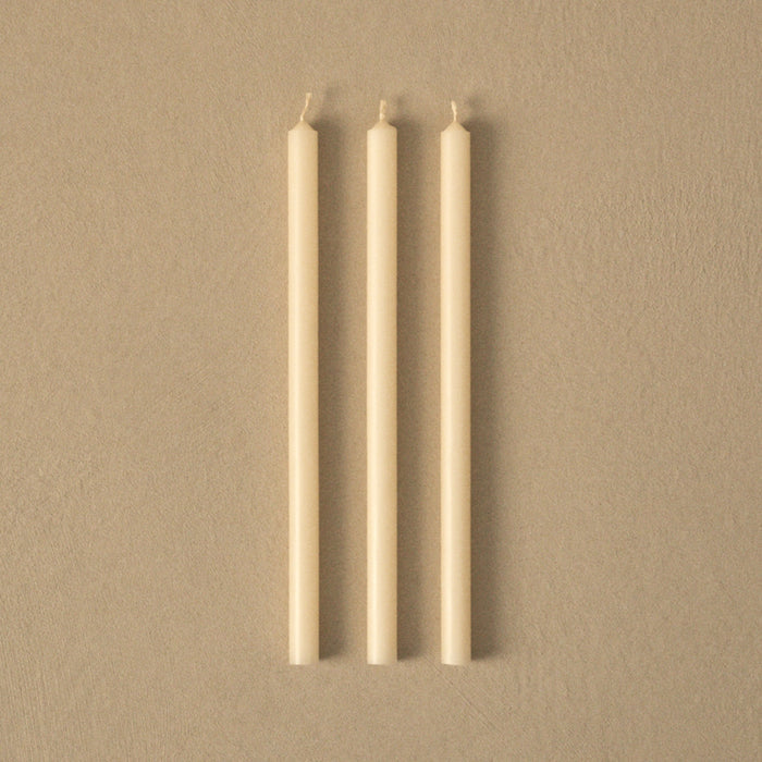 STOFF Nagel Candle, Cream, Set of 8