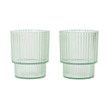 Ferm Living Ripple Kids Cups - Set of 2 - Tea Green - Batten Home