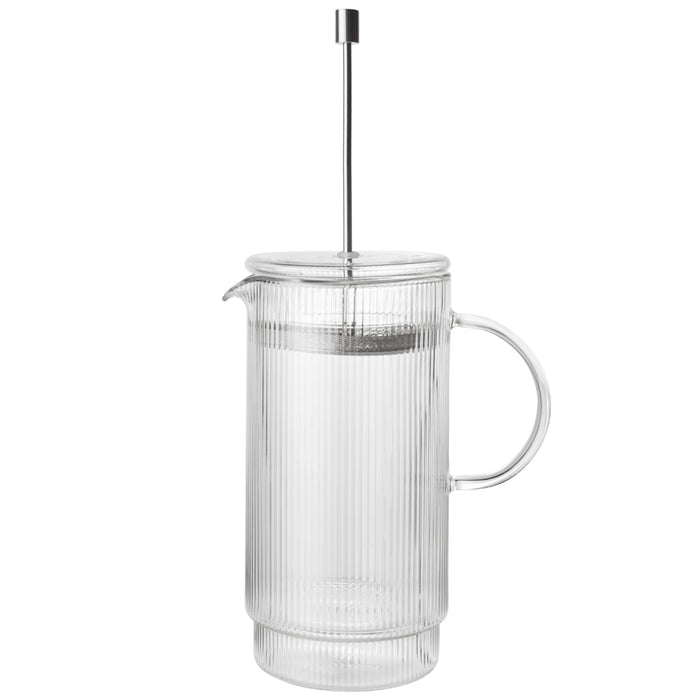 Ferm Living Ripple Thermal French Press - Clear - Batten Home