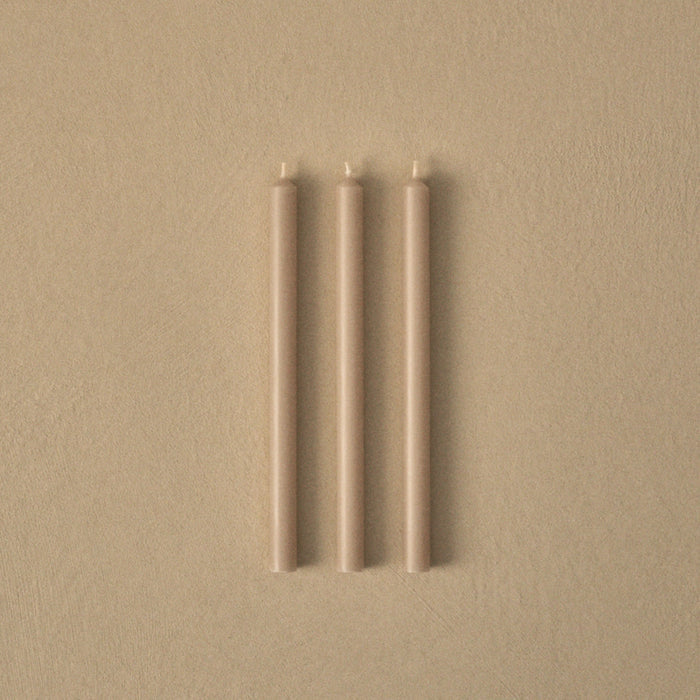 STOFF Nagel Candle, Beige, Set of 12 - Batten Home