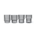 Ripple Glass Set in Smoked Grey - Batten Home