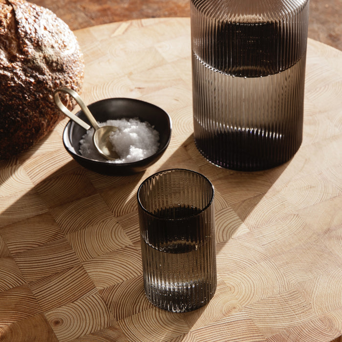 Ripple Verrines Glass Set Smoke Grey