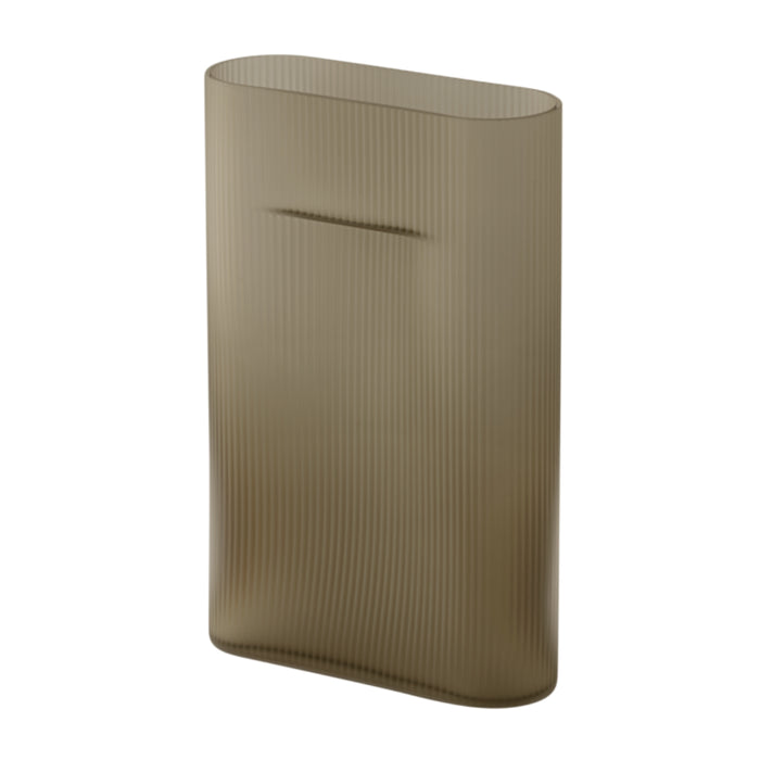 Ridge Vase Frosted Glass - Batten Home