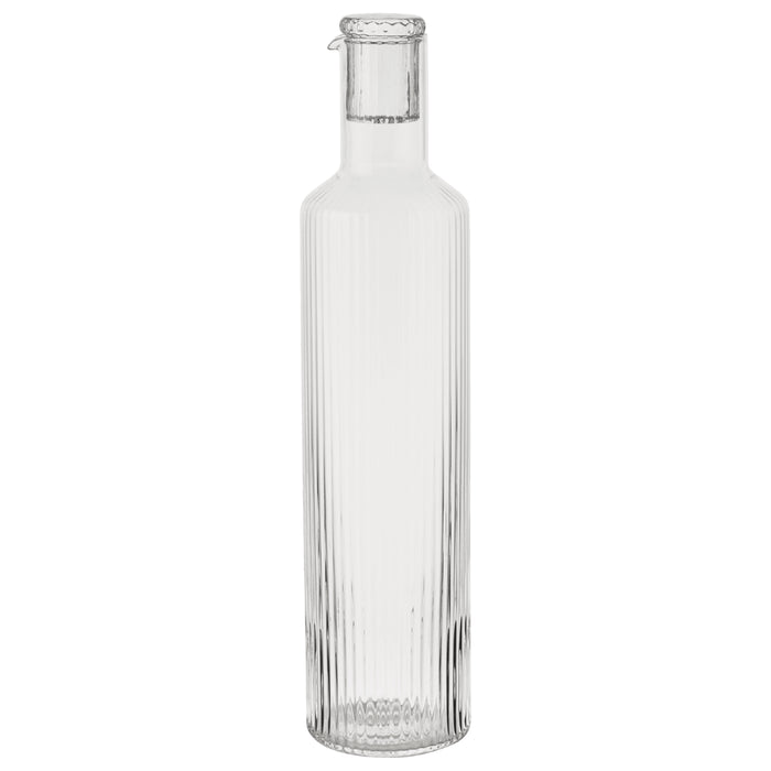 Ferm Living Ripple Oil Bottle - Clear - Batten Home