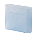 Small / Light Blue Frosted Glass