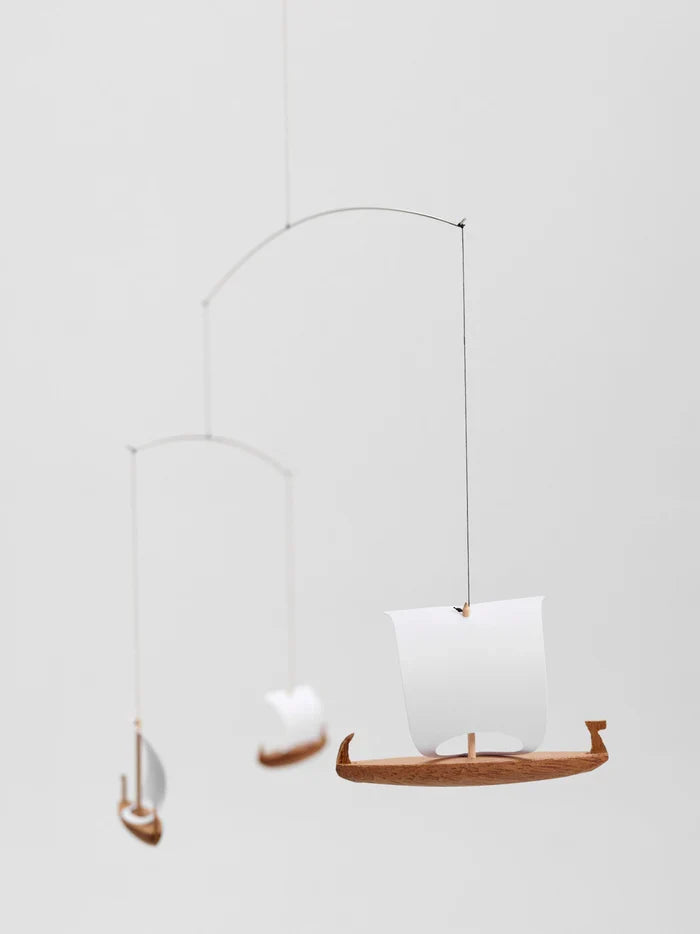 3 Viking Ships Mobile - Batten Home