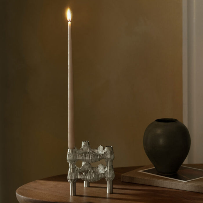 STOFF Nagel Taper Candle by Ester & Erik, Latte, Set of 6