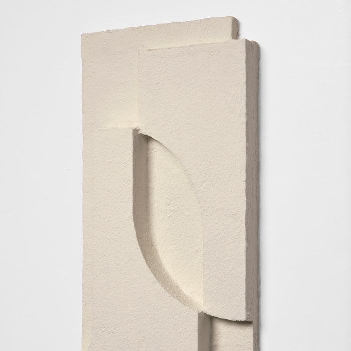 Kristina Dam Studio Serif Relief Wall Hanging Small, Off-White - Batten Home