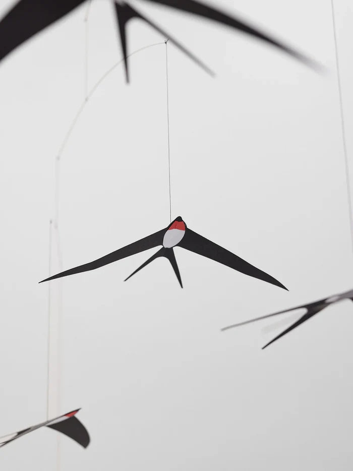5 Flying Swallows Mobile - Batten Home