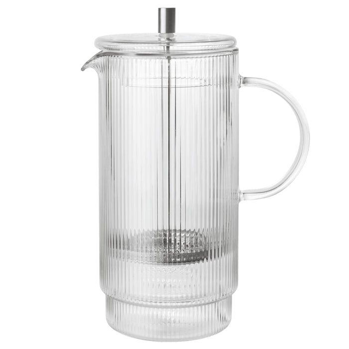 Ferm Living Ripple Thermal French Press - Clear - Batten Home