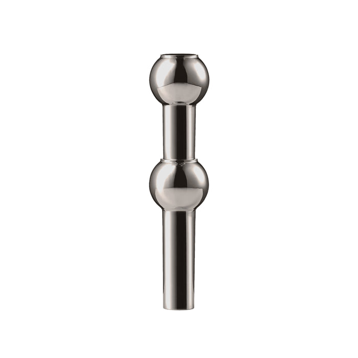 STOFF Nagel Vase, Black Chrome - Batten Home
