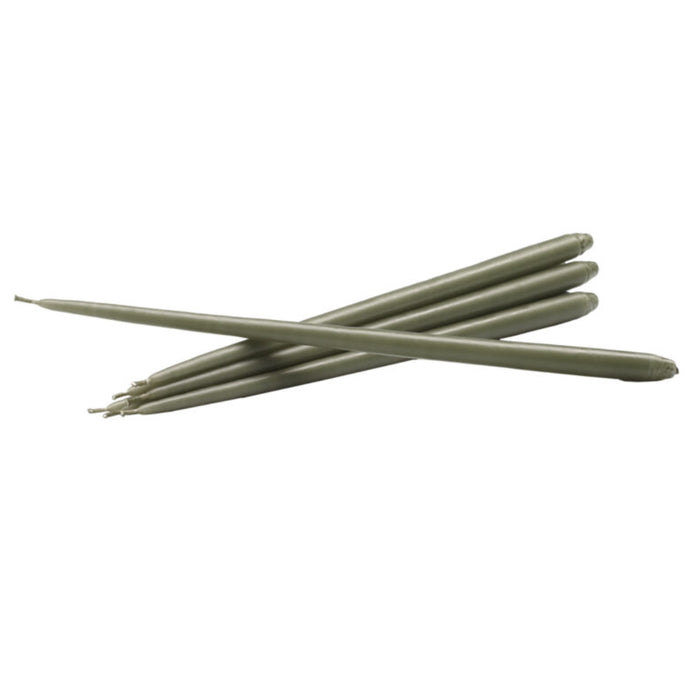 STOFF Nagel Taper Candle by Ester & Erik, Dusty Green, Set of 6 - Batten Home