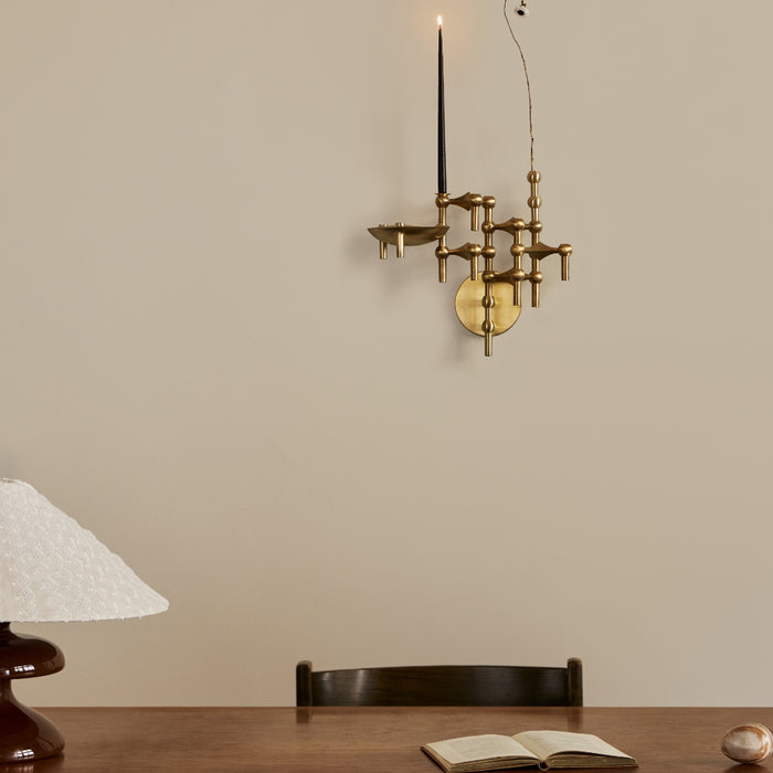 STOFF Nagel Bowl, Brushed Brass - Batten Home