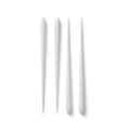 STOFF Nagel Large Taper Candle, White, Set of 4
