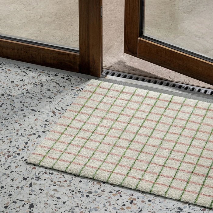 Grid Floor Mat - Lime Candycane