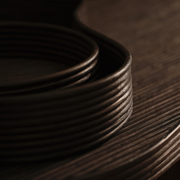 Isola Trays - Set of 2 - Dark Stained