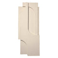 Kristina Dam Studio Serif Relief Wall Hanging Large, Off-White - Batten Home