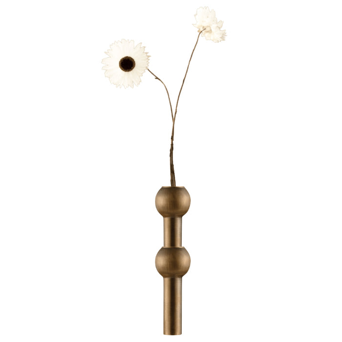 STOFF Nagel Vase, Bronzed Brass
