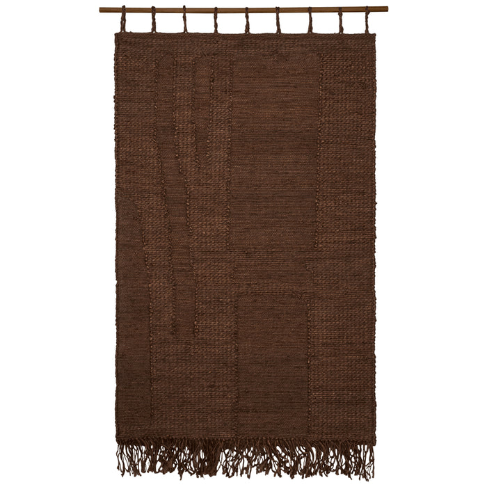 Ferm Living Harvest Wall Rug - Dark Chocolate - Batten Home