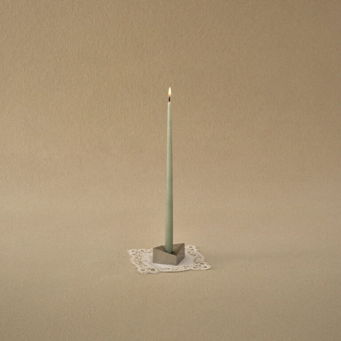 STOFF Nagel Taper Candle by Ester & Erik, Dusty Mint, Set of 6