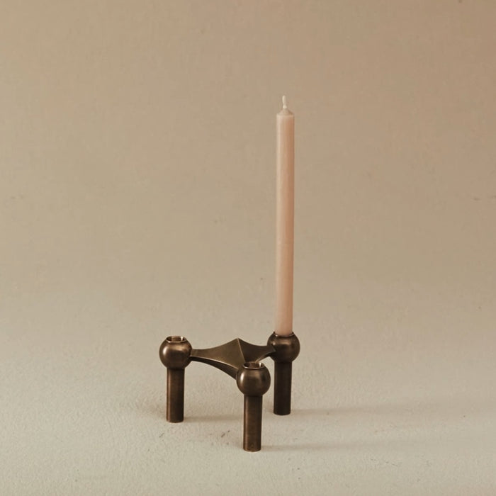 STOFF Nagel Candle, Beige, Set of 12 - Batten Home
