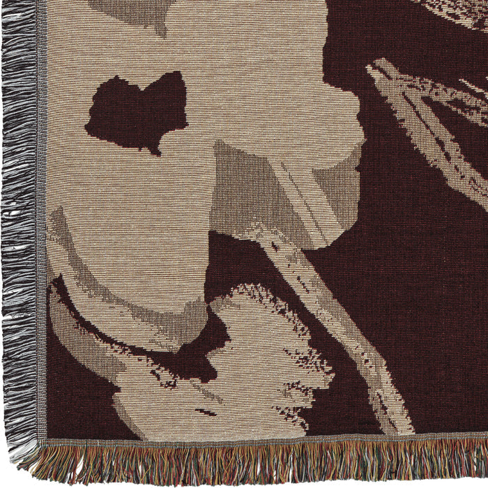 Ferm Living Cilla Tapestry Blanket - Dark Pecan - Batten Home