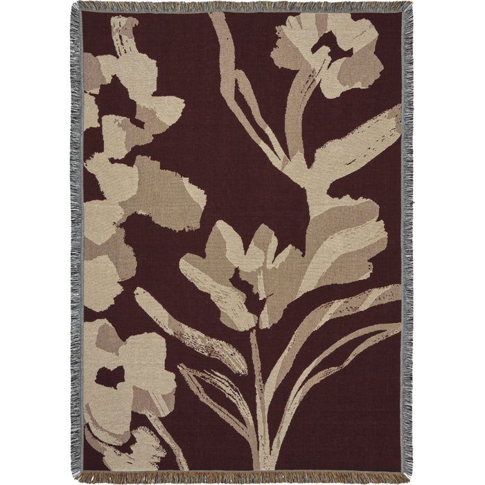 Ferm Living Cilla Tapestry Blanket - Dark Pecan - Batten Home