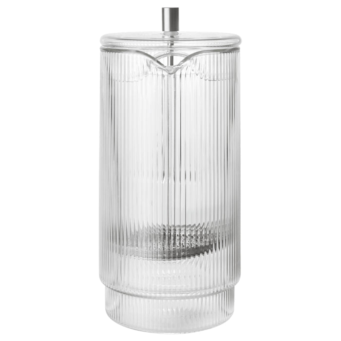 Ferm Living Ripple Thermal French Press - Clear - Batten Home