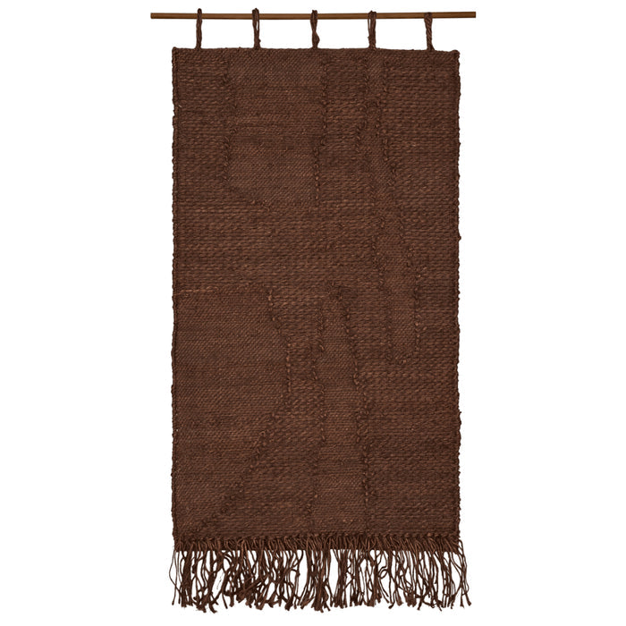 Ferm Living Harvest Wall Rug - Dark Chocolate - Batten Home