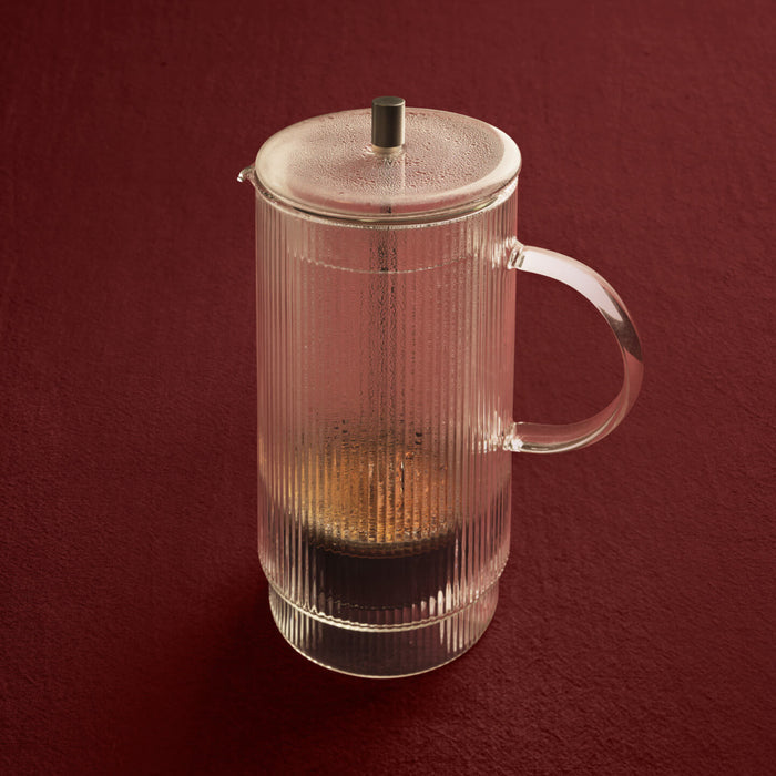 Ferm Living Ripple Thermal French Press - Clear - Batten Home