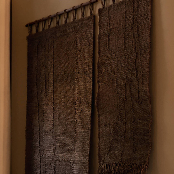 Ferm Living Harvest Wall Rug - Dark Chocolate - Batten Home