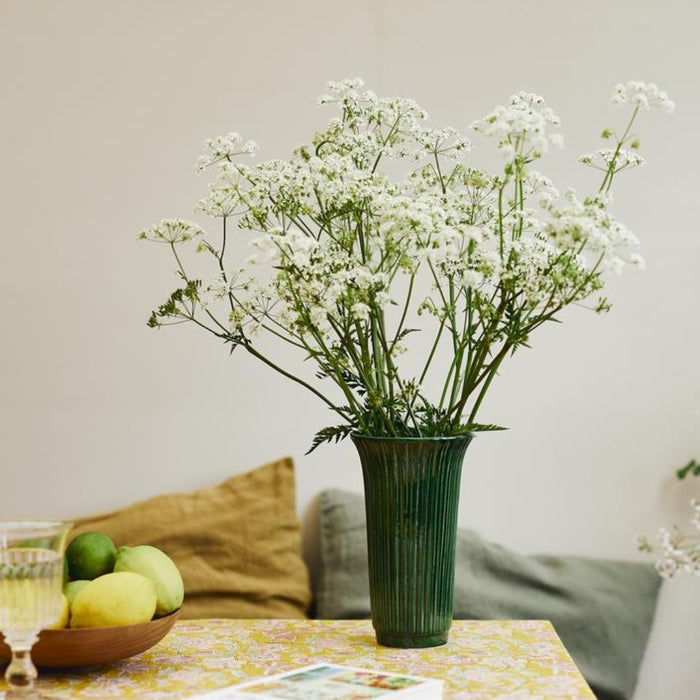 Daisy Glazed Vase