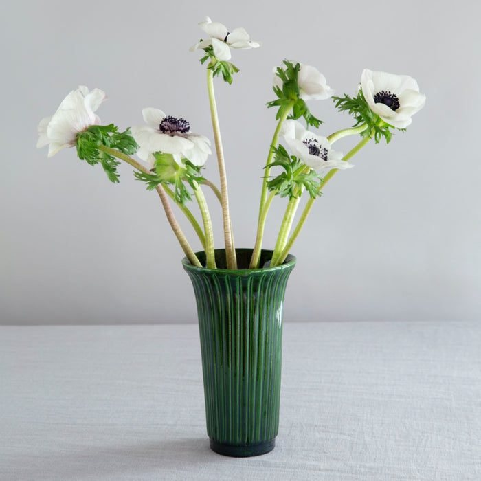 Daisy Glazed Vase