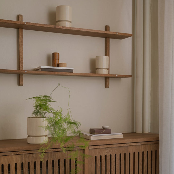 Hoff Glazed Pot - Sandstone Set - Batten Home