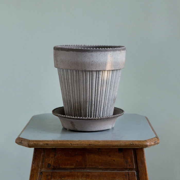 Simona Raw Pot - Grey - Batten Home