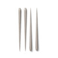 STOFF Nagel Large Taper Candle, Sand, Set of 4