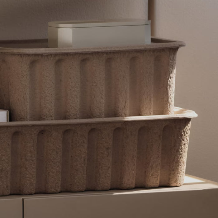 Small Paper Pulp Boxes | Set of 2 - Batten Home