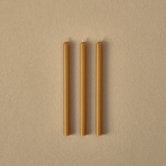 STOFF Nagel Candle, Camel, Set of 12