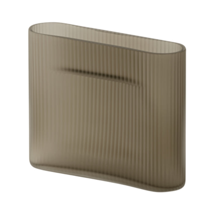Small / Taupe Frosted Glass
