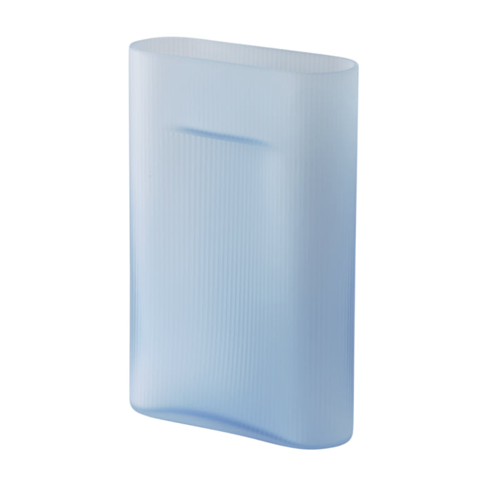 Ridge Vase Frosted Glass - Batten Home