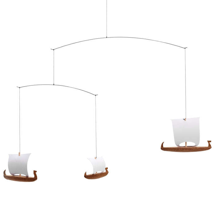 3 Viking Ships Mobile - Batten Home