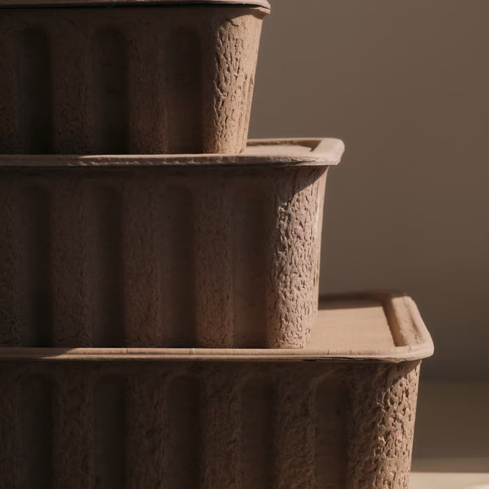 Large Paper Pulp Boxes | Set of 2 - Batten Home