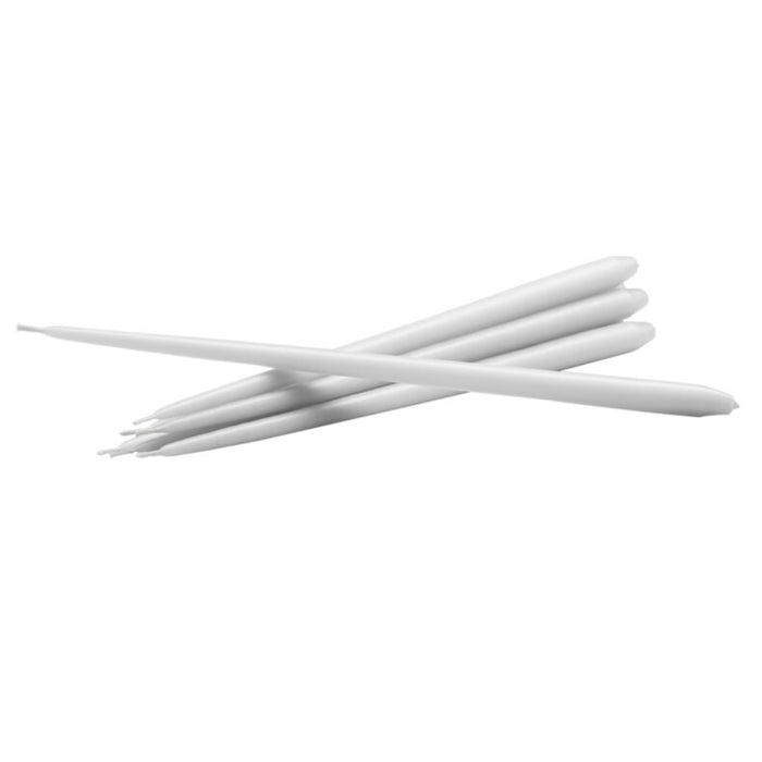 STOFF Nagel Taper Candle by Ester & Erik, White, Set of 6 - Batten Home