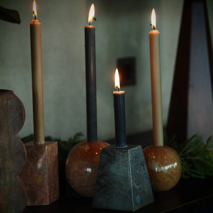Pyramid Candle Holders - Set of 3 - Batten Home