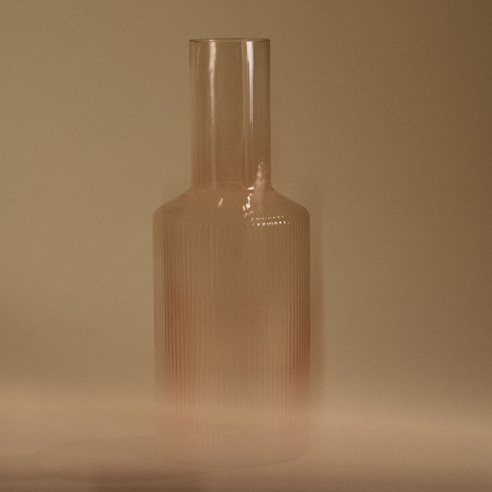 Ferm Living Ripple Carafe in Blush - Batten Home