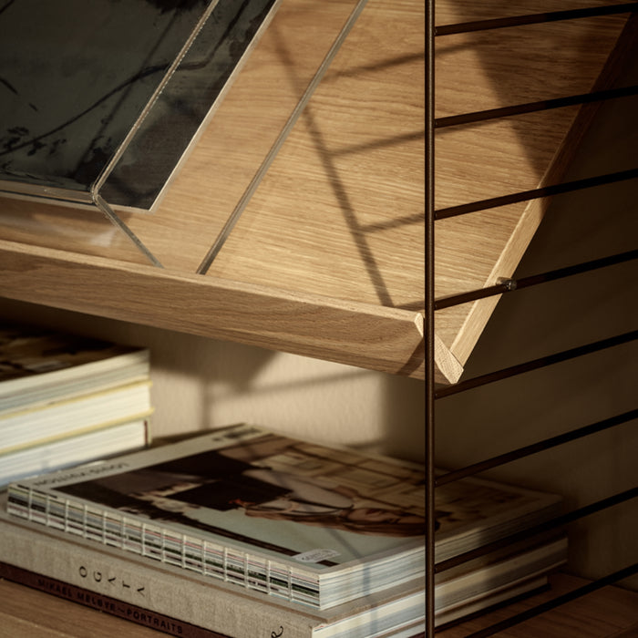 Wood Magazine Shelf - 22.8 - Batten Home