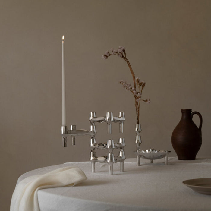STOFF Nagel Taper Candle by Ester & Erik, Off-White, Set of 6 - Batten Home