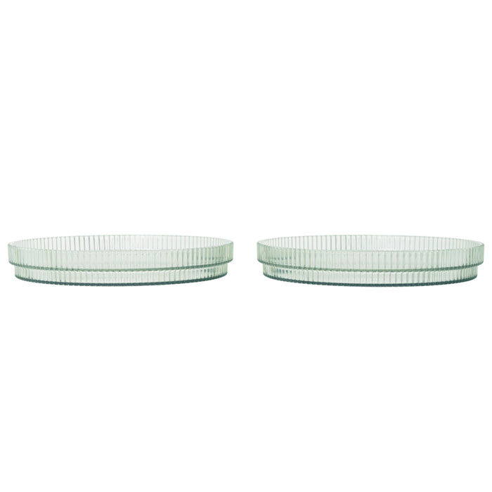 Ripple Kids Plates - Set of 2 - Tea Green