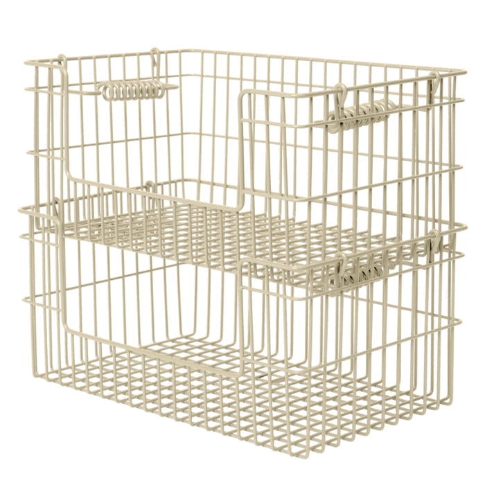 Ferm Living Cala Open Stackable Basket - Set of 2 - Batten Home